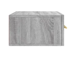 vidaXL Wand-Nachttisch Grau Sonoma 35x35x20 cm Modell 1