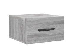vidaXL Wand-Nachttisch Grau Sonoma 35x35x20 cm Modell 6