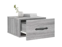 vidaXL Wand-Nachttisch Grau Sonoma 35x35x20 cm Modell 6