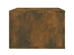 vidaXL Wand-Nachttisch Räuchereiche 50x36x25 cm
