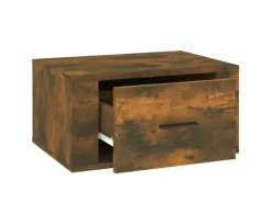 vidaXL Wand-Nachttisch Räuchereiche 50x36x25 cm