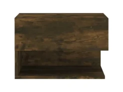 vidaXL Wand-Nachttisch Räuchereiche Holzwerkstoff Modell 4