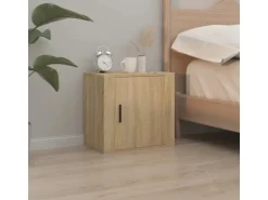 vidaXL Wand-Nachttisch Sonoma-Eiche 50x30x47 cm