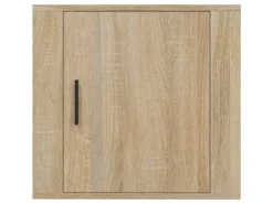 vidaXL Wand-Nachttisch Sonoma-Eiche 50x30x47 cm