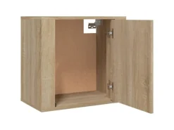 vidaXL Wand-Nachttisch Sonoma-Eiche 50x30x47 cm