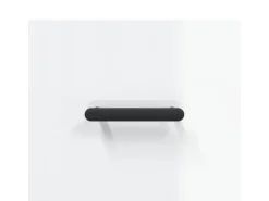 vidaXL Wand-Nachttische 2 Stk Hochglanz-Weiß 35x35x20 cm Modell 7