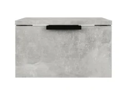 vidaXL Wand-Nachttische 2 Stk Betongrau 34x30x20 cm