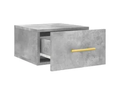 vidaXL Wand-Nachttische 2 Stk Betongrau 35x35x20 cm Modell 5