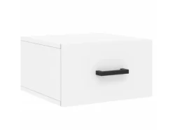 vidaXL Wand-Nachttische 2 Stk Weiß 35x35x20 cm Modell 7