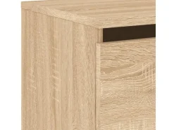 vidaXL Wand-Nachttische mit LED-Leuchten 2 Stk Sonoma-Eiche Modell 4