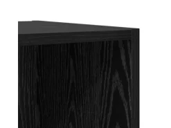 vidaXL Wand-TV-Schrank 4 Stk Schwarz Eichen-Optik 37 x 37 x 72 cm 3393562