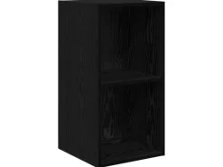 vidaXL Wand-TV-Schrank 4 Stk Schwarz Eichen-Optik 37 x 37 x 72 cm 3393532