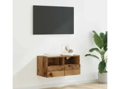 vidaXL Wand-TV-Schrank Altholz 60 x 30 x 30 cm Holzwerkstoff 882922