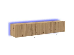 vidaXL Wand-TV-Schrank Eiche Handwerklich 80 x 35 x 31 cm Holzwerkstoff 863107