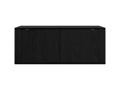 vidaXL Wand-TV-Schrank Schwarz Eichen-Optik 100 x 34,5 x 40 cm 881155