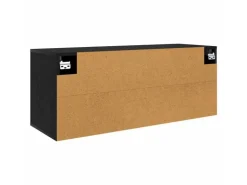 vidaXL Wand-TV-Schrank Schwarz Eichen-Optik 100 x 34,5 x 40 cm 881155