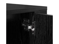 vidaXL Wand-TV-Schrank Schwarz Eichen-Optik 100 x 34,5 x 40 cm 881155