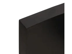 vidaXL Waschtischplatte Dunkelgrau 60x50x4 cm Massivholz Behandelt