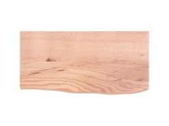 vidaXL Waschtischplatte Hellbraun 60x30x2 cm Massivholz Behandelt