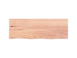 vidaXL Waschtischplatte Hellbraun 80x30x2 cm Massivholz Behandelt