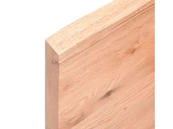 vidaXL Waschtischplatte Hellbraun 60x50x4 cm Massivholz Behandelt