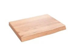 vidaXL Waschtischplatte Hellbraun 40x30x4 cm Massivholz Behandelt