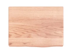 vidaXL Waschtischplatte Hellbraun 40x30x4 cm Massivholz Behandelt
