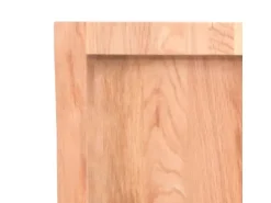 vidaXL Waschtischplatte Hellbraun 80x50x4 cm Massivholz Behandelt