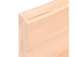 vidaXL Waschtischplatte 100x40x6 cm Massivholz Unbehandelt