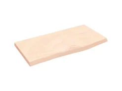 vidaXL Waschtischplatte 60x30x2 cm Massivholz Unbehandelt
