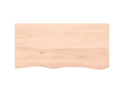 vidaXL Waschtischplatte 100x50x6 cm Massivholz Unbehandelt