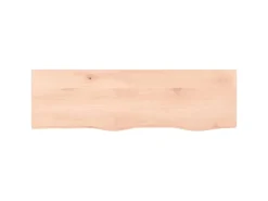 vidaXL Waschtischplatte 100x30x4 cm Massivholz Unbehandelt