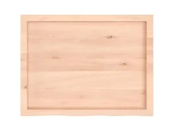 vidaXL Waschtischplatte 80x60x4 cm Massivholz Unbehandelt