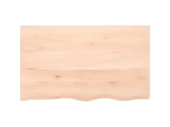 vidaXL Waschtischplatte 100x60x6 cm Massivholz Unbehandelt