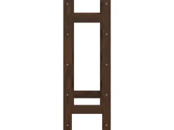 vidaXL Weinregal für 20 Flaschen Braun Massivholz Kiefer 43 x 25 x 70 cm