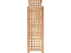 vidaXL Weinregal für 25 Flaschen Nussbaumholz Massiv 63x25x73 cm