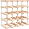 vidaXL Weinregal für 20 Flaschen 46,5x23x46,5 cm Massivholz Kiefer