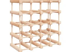 vidaXL Weinregal für 20 Flaschen 46,5x23x46,5 cm Massivholz Kiefer