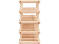 vidaXL Weinregal für 20 Flaschen 46,5x23x46,5 cm Massivholz Kiefer