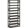 vidaXL Weinregal für 77 Flaschen Schwarz Massivholz Kiefer