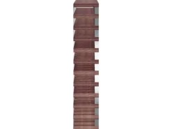 vidaXL Weinregal für 120 Flaschen Braun Massivholz Kiefer