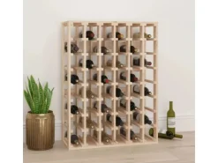 vidaXL Weinregal 70x33x94 cm Massivholz Kiefer