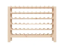 vidaXL Weinregal 109,5x30x82 cm Massivholz Kiefer