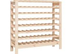 vidaXL Weinregal 109,5x30x107,5 cm Massivholz Kiefer