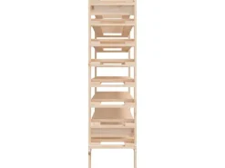 vidaXL Weinregal 109,5x30x107,5 cm Massivholz Kiefer