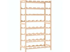 vidaXL Weinregal Zedernholz 57,5 x 28 x 102 cm