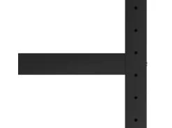 vidaXL Werkbankgestell Metall 150x57x79 cm Schwarz und Rot