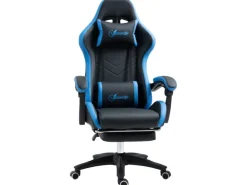 Vinsetto Gaming Stuhl mit Lendenkissen Kopfstütze