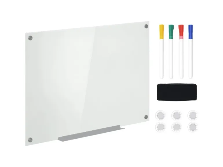 Vinsetto Whiteboard mit 4 Stifte 6 Magnete 1 Schwamm