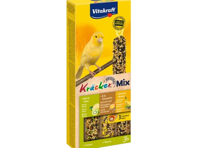 Vitakraft Kräcker Mix Ei/Kiwi/Banane 3 Stück / 80 g